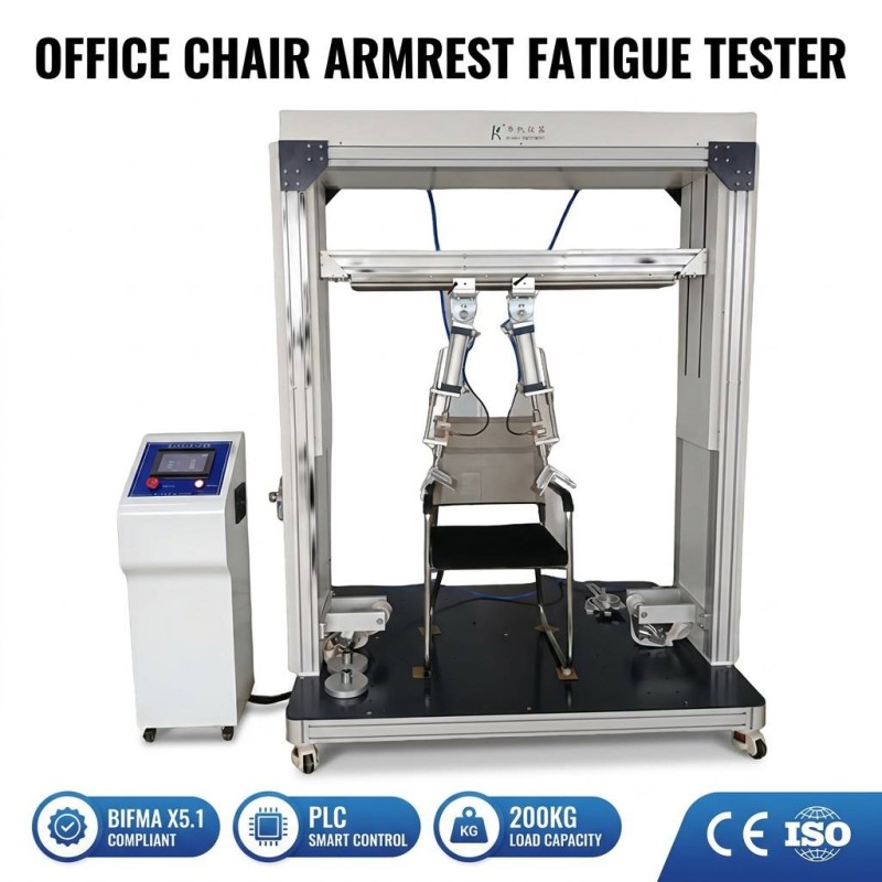 Office Chair Armrest Fatigue Testing Machine Chair Armrest Durability Tester Cyclic Loading Fatigue Testing Equipment