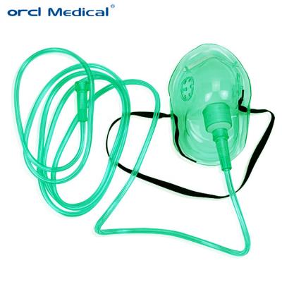 ORCL-OM Non Rebreather Oxygen Mask Disposable PVC Oxygen Mask With Tubing