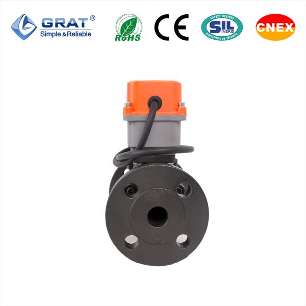 Corrosion Resistant PTFE Lined IoT Flange Ball Valve for Aggressive Chemical Acids and Alkali Fluid Management Systems