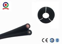 O cabo solar do baixo núcleo gêmeo da excentricidade 6mm, TUV aprovou o cabo vermelho e preto do núcleo 2