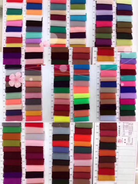 2018 the most popular wholesale high quality pearl chiffon fabric Mulinsen Woven Wholesale polyester dyed fabric