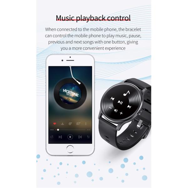 Нажим 160mah сообщения обломока датчика g браслета тарифа сердца сигнала тревоги BLE звонка умный