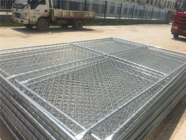 chain link temporary construction fence panels 6FT X 10F Mesh 2 3/8  x 2 3/8 ( 60mm x 60mm ) x 12 gauge wire