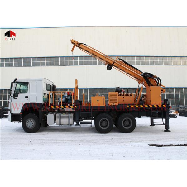 76MM Drill Pipe 300m Hydraulic Borehole Drilling Rig