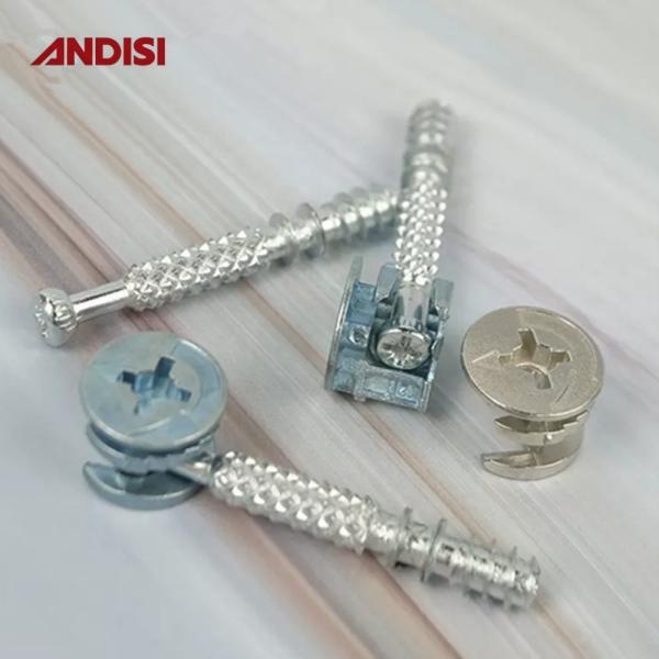 Effortless Cabinet Assembly Eccentric Cam Lock Fasteners for Other Furniture Hardware