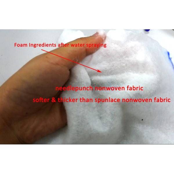 Перчатки мытья тела ингредиентов пены мочат распыляя свежего ЛЮБИМЦА 95GSM нюха 100%