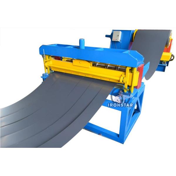 “11 Strips 0.3-0.8mm Thin Sheet Metal Slitting Machine Recoil Machine for Roll Forming Line Automatic Steel Coil Slitting and Rewinding Equipment High Precision Processing Line”