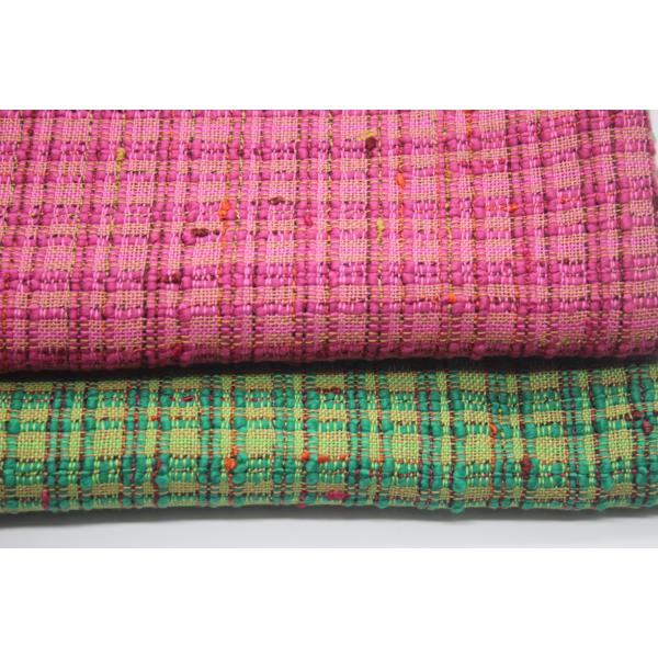 Stock Luxury New Design 100 Polyester Yarn Dyed Tweed Fabric for Plus Size Women's Dresses Coat Men's Clothing Pants