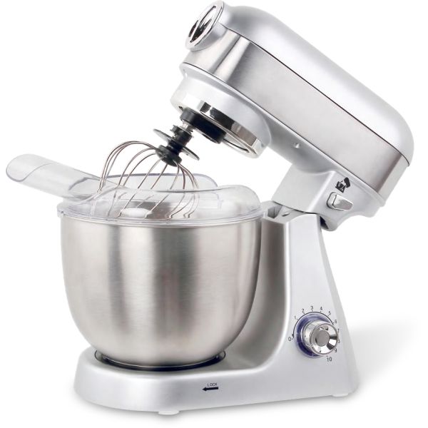 5L 10-Speed Stand Mixer with 1000W Motor Stainless Steel Bowl