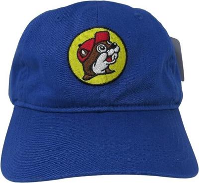 Blue 60cm Embroidered Logo Cap Cotton Sweatband