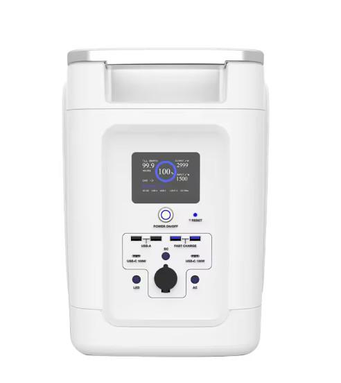 Portable Power Station Battery Capacity 2048Wh AC Output Power 2000W Suitable For Outdoor Travel Camping