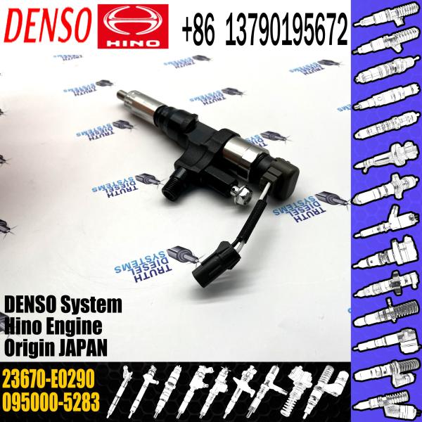 095000-5283 DENSO Diesel Injector  HINO J08E Common Rail Injector 23670-E0290