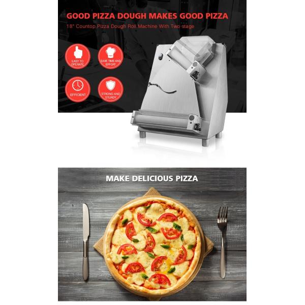 Pizza Dough Press Machine / Pizza Dough Roller Machine 480*560*700mm