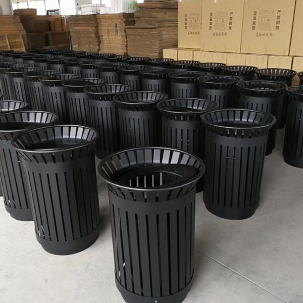 Outdoor	 Recycle Bin Waste Bin Round Stainless Steel Pedal Trash Can
