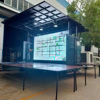 JAC 4X2 6 ruedas camión LED móvil publicidad exterior hidráulica furgoneta de alas