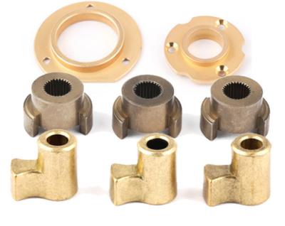 Oiled Powder Metallurgy Parts Sleeves Sintered Brass Combined Iron Material