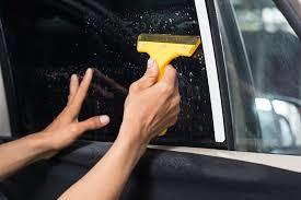 Car Side Window Sunshade Sticker , Self Adhesive Windshield Protection Film For Vehicle Screen