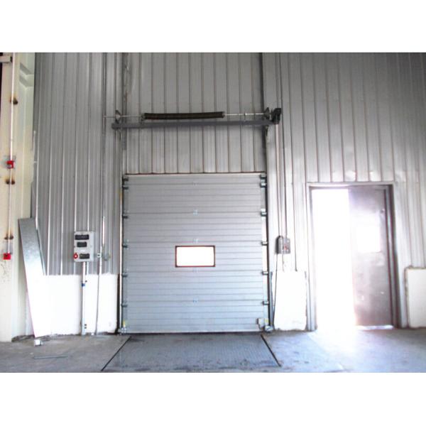 Оцинкованная стальная наружная промышленная секционная дверь скорость открытия 1,0 м/с