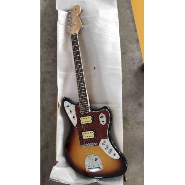 New China Guitar New Jaguar Model electric Guitar In Sunburst
