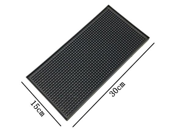Large Non Slip Rubber Bar Drip Mats , Bar Mats With Logos 700gsm Weight