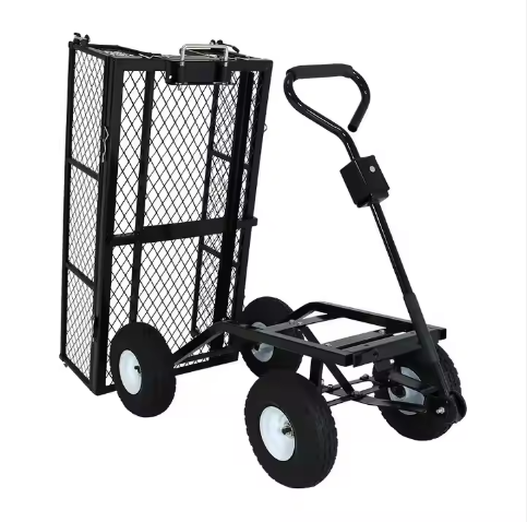200KGS Capacity Garden Wagon Cart Four wheel Portable Outdoor Garden Cart