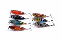 7Colores 5.9CM/6.9g Lápis de plástico flutuante