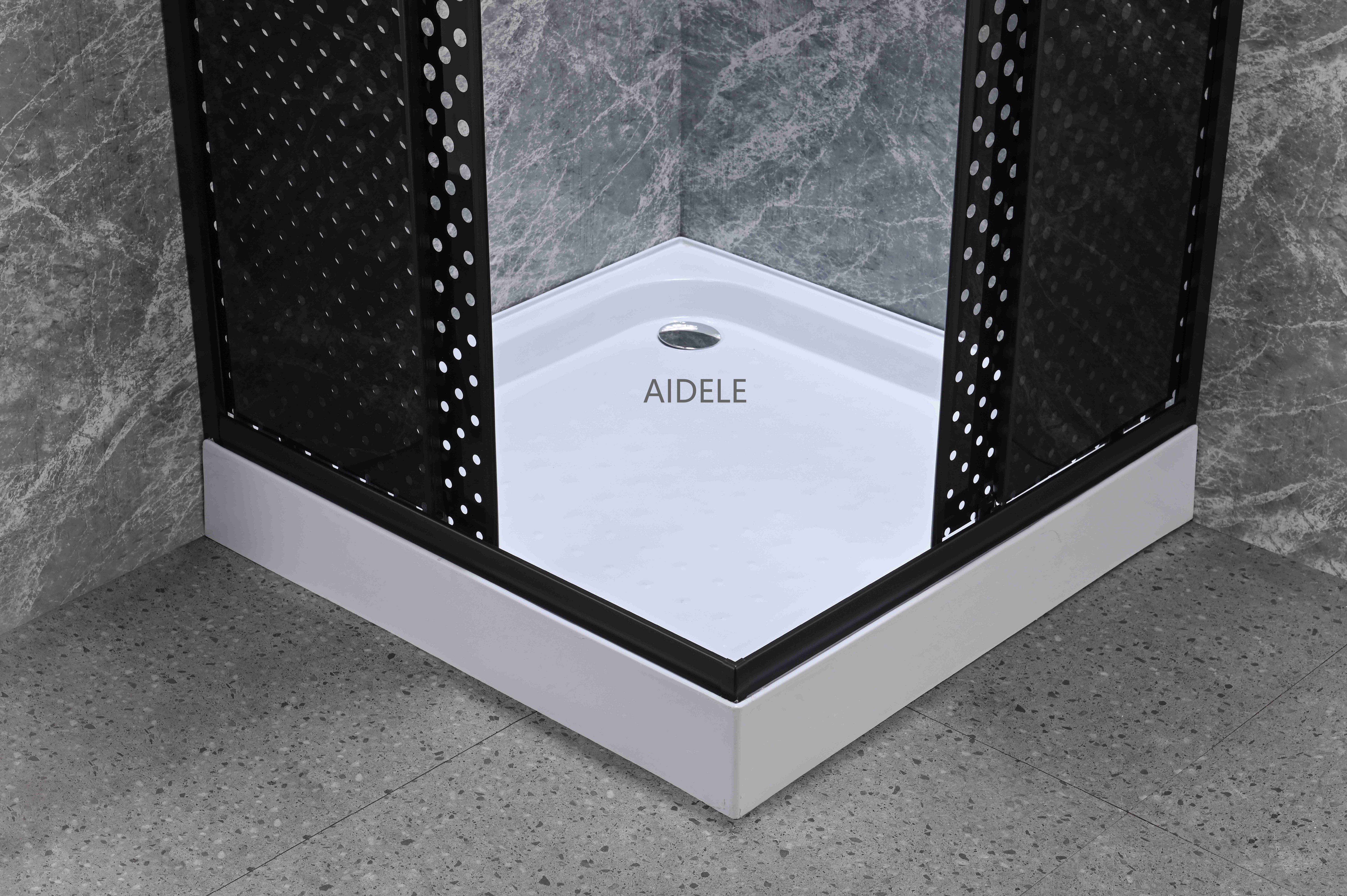 Integral Factory Modern Mosaic Glass CE Certification Shower Enclosure Bathroom with Tray