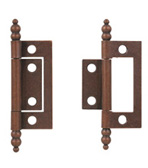 4 Inch 2.0mm Plastic Surface Iron Fan Shaped Door Hinges