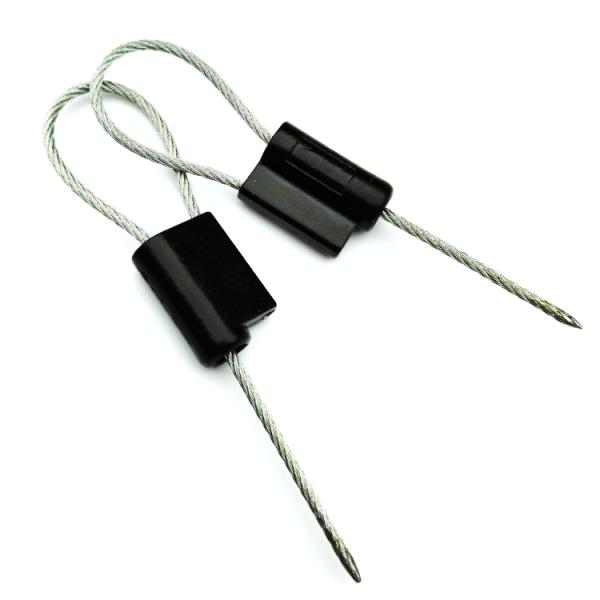 300mm Exposed Cable Length Galvanized Steel Wire Tamper Evident Security Seal with 2.74 KN Tensile Strength