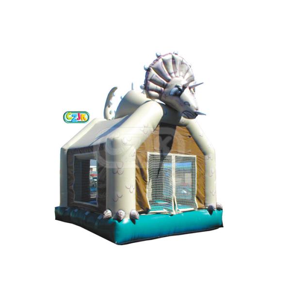 Triceratops  Jumper Bounce House / Commercial Jumping Castle Waterproof