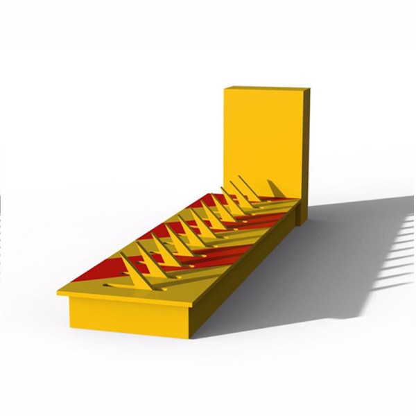 Flush Mounting Tyre Killer with 10mm Blade Thickness and 60T Loading Capacity Road Spike Barrier