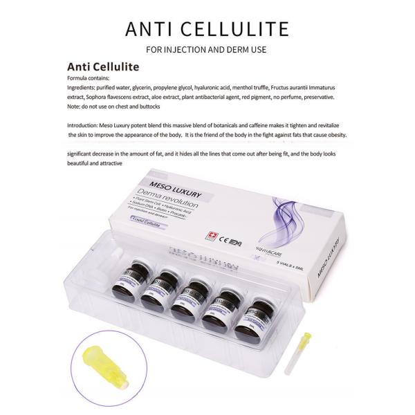 Private Label Best Weight Loss Body Fat Burning Anti Cellulite Belly Slimming Mesotherapy Serum Injection