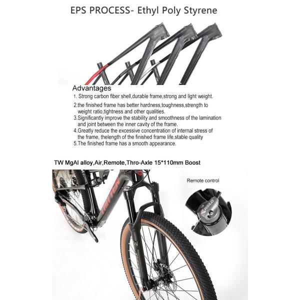 горный велосипед подвеса волокна углерода 29er полный