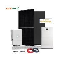 Solar Roof Tiles Photovoltaic System 5kw 10kw 15kw 20kw Hybrid Solar Storage System