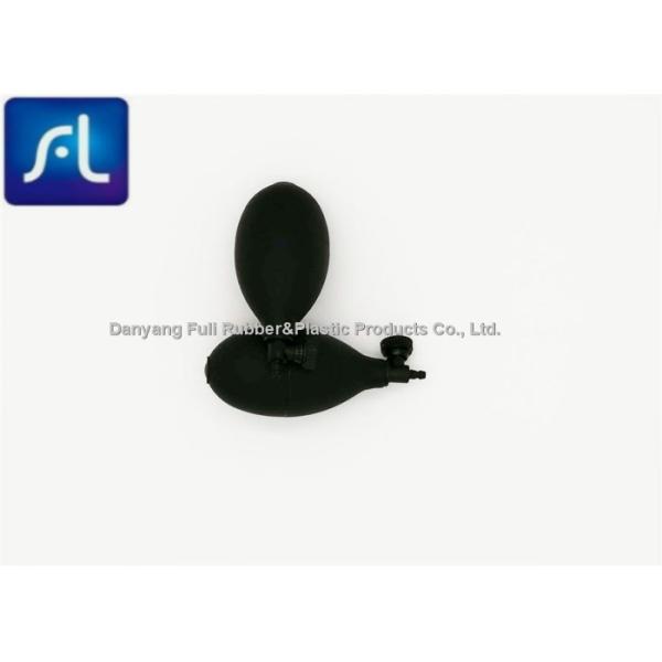 Black Medical Grade Hand Pump For Inflatables Good Elasticity OEM Available