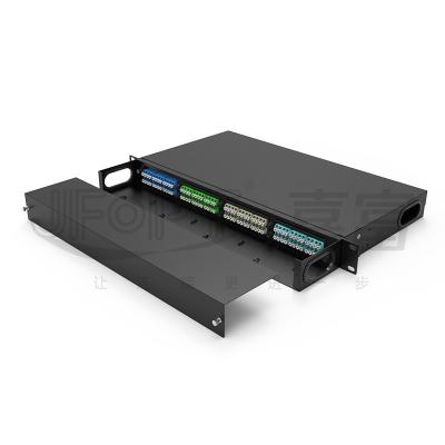 19 boîte de distribution fixe de la boîte MPO de module des cassettes MPO-LC du tableau de connexions de pouce 4 MPO