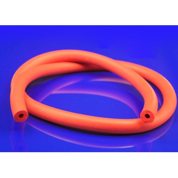 Ecofriendly Sponge Rubber Silicone Foam Tube Orange Various Specifications