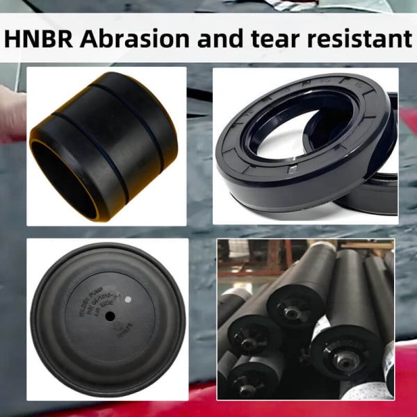 High Tear Resistance and High Abrasion Resistance HNBR Compound for Low Pressure Deformation in Automotive Seals