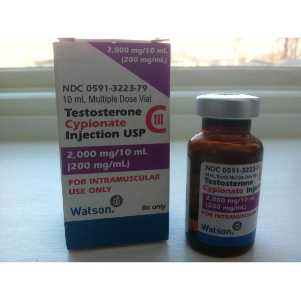 test Cypionate Watson 10ml Vial Labels For Injection , 10ml Bottle Labels