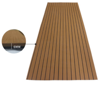 120kgs/M3 Melors 90in X 35in  Synthetic Teak Deck / Marine Eva Foam Decking