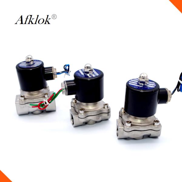 Путь 2 нормально закрывал зеро клапан соленоида 1/2 воды нержавеющей стали давления