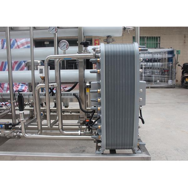 SUS304 / 316L Double RO Water Treatment System + EDI + Pasteurization Pharmaceutical Industry