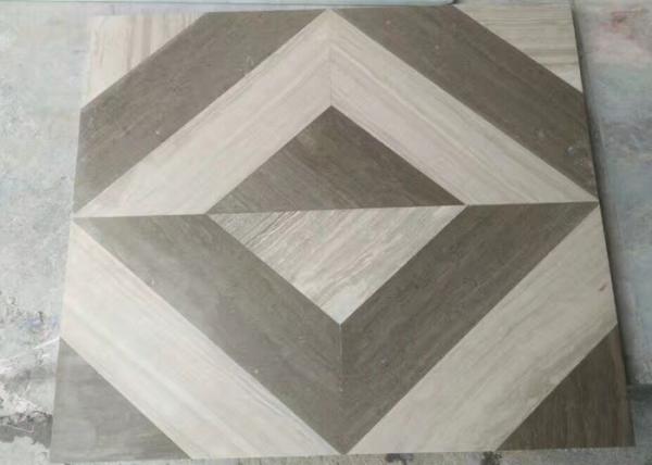 Water Jet Marble Stone Tile , Stone Construction Material Polished Surface