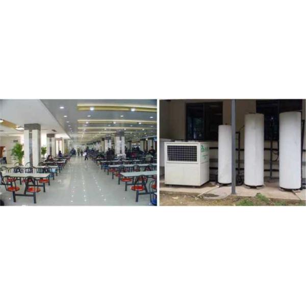 18KW нагреватель воды EVI теплового насоса источника воздуха СО2 R744 для холодной температуры