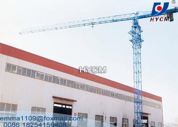 70m Trolley Jib Flat Top Tower Crane 12 ton L68 Mast Section All Inverter Control