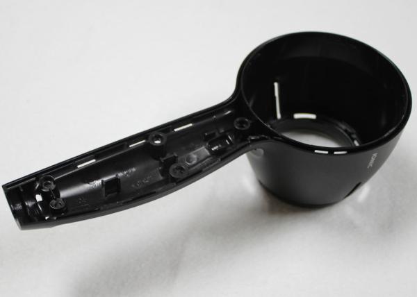 Glossy Black Household Appliance Parts , Prototype Plastic Molding SGS Certification