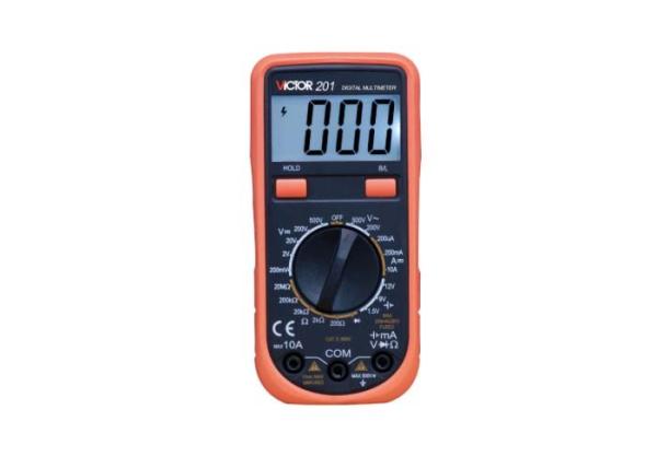 VICTOR 201 Portable Digital Multimeter Dmm Multimeter AC 200V/500V
