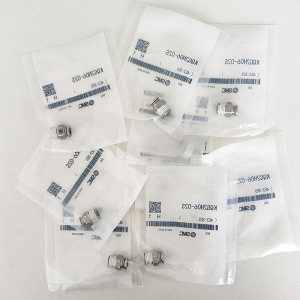 KQG2H06-02S Male Connector Push To Connect Fittings With Thread Sealant,SS316