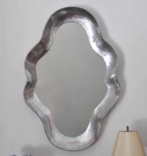 Modern Style Wooden Frame Full-length Mirror, Retro Wall Mirror, Suitable for Use As a Floor Mirror in Living Room and Bedroom