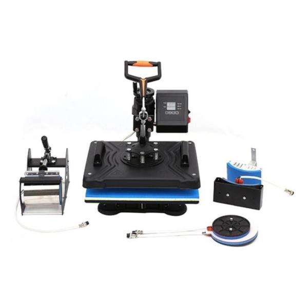 Real Plate 29x38Cm 5 In 1 Mug Heat Press Machine For T-Shirt
